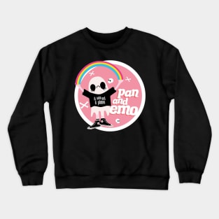 Pan And Emo Badge Crewneck Sweatshirt